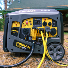 FIRMAN Power Equipment Gas Inverter Portable Generator 6850/5500 Watt Remote Start 120/240V CO Alert