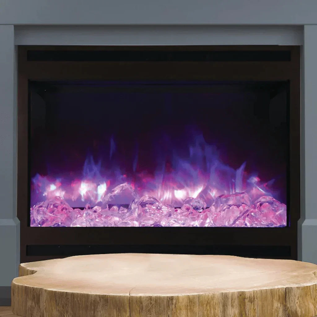 Amantii Zero Clearance ZECL-31-3228-STL 31 inch Built-in Electric Fireplace - Green Vista Living