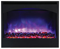 Amantii Zero Clearance ZECL-31-3228-STL 31 inch Built-in Electric Fireplace