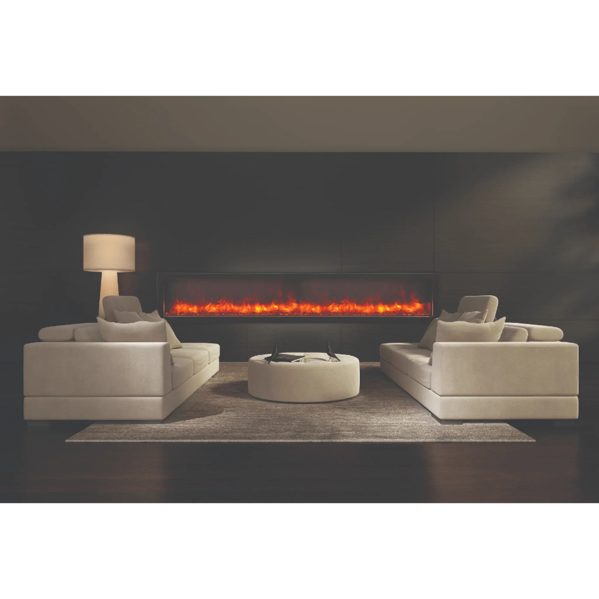 Amantii 40" Panorama Deep Lumina Indoor or Outdoor Electric Fireplace - Green Vista Living