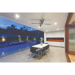 Amantii 40" Panorama Deep Lumina Indoor or Outdoor Electric Fireplace - Green Vista Living