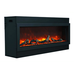 Amantii 40" Panorama Deep Lumina Indoor or Outdoor Electric Fireplace - Green Vista Living