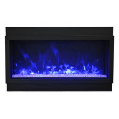 Amantii 40" Panorama Deep Lumina Indoor or Outdoor Electric Fireplace - Green Vista Living