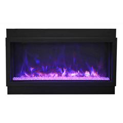 Amantii 40" Panorama Deep Lumina Indoor or Outdoor Electric Fireplace - Green Vista Living