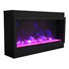 Amantii 40" Panorama Deep Lumina Indoor or Outdoor Electric Fireplace - Green Vista Living