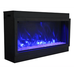 Amantii 40" Panorama Deep Lumina Indoor or Outdoor Electric Fireplace - Green Vista Living