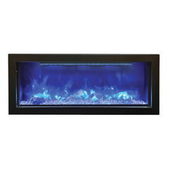 Amantii 40" Panorama Deep Lumina Indoor or Outdoor Electric Fireplace - Green Vista Living