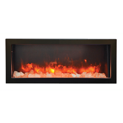 Amantii 40" Panorama Deep Lumina Indoor or Outdoor Electric Fireplace - Green Vista Living