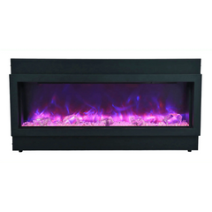 Amantii 40" Panorama Deep Lumina Indoor or Outdoor Electric Fireplace - Green Vista Living