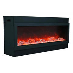 Amantii 40" Panorama Deep Lumina Indoor or Outdoor Electric Fireplace - Green Vista Living