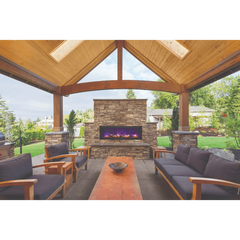 Amantii 40" Panorama Deep Lumina Indoor or Outdoor Electric Fireplace - Green Vista Living