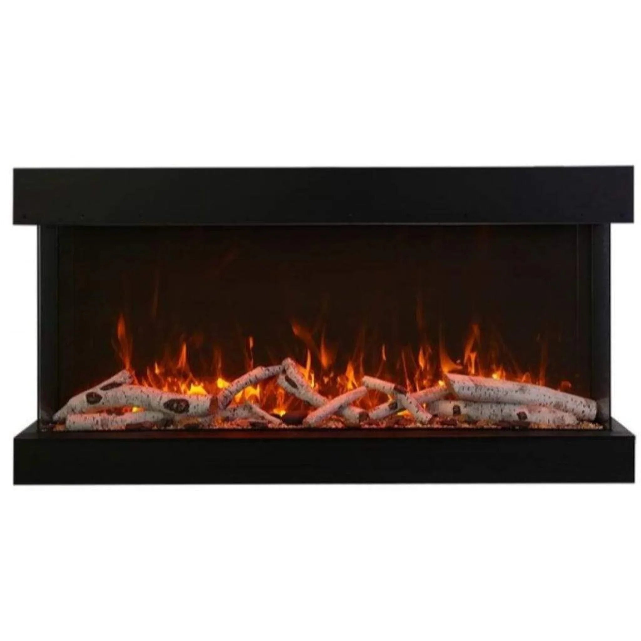 Amantii Tru-View XL XT 60" Three-Sided Electric Fireplace for Indoor or Outdoor Use - Green Vista Living