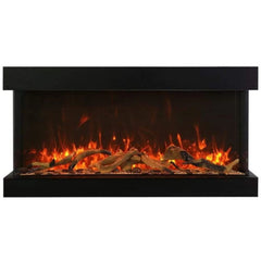 Amantii Tru-View XL XT 60" Three-Sided Electric Fireplace for Indoor or Outdoor Use - Green Vista Living