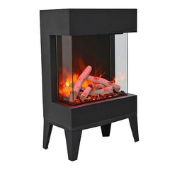 Amantii Cube 2025WM Lumina Smart Electric Fireplace – Freestanding / Wall Mounted (CUBE-2025WM-LUMINA) - Green Vista Living