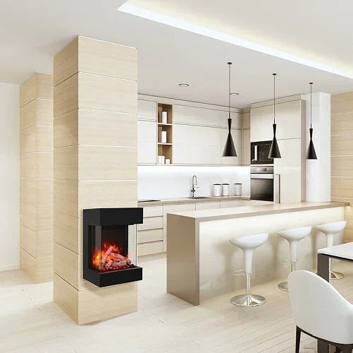 Amantii Cube 2025WM Lumina Smart Electric Fireplace – Freestanding / Wall Mounted (CUBE-2025WM-LUMINA) - Green Vista Living