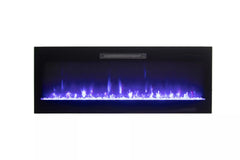 Amantii Fire & Ice Evolution 36" Linear Electric Fireplace with Frameless Display, WiFi & Multi-Color Flames