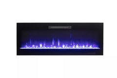 Amantii Fire & Ice Evolution 36" Linear Electric Fireplace with Frameless Display, WiFi & Multi-Color Flames - Green Vista Living