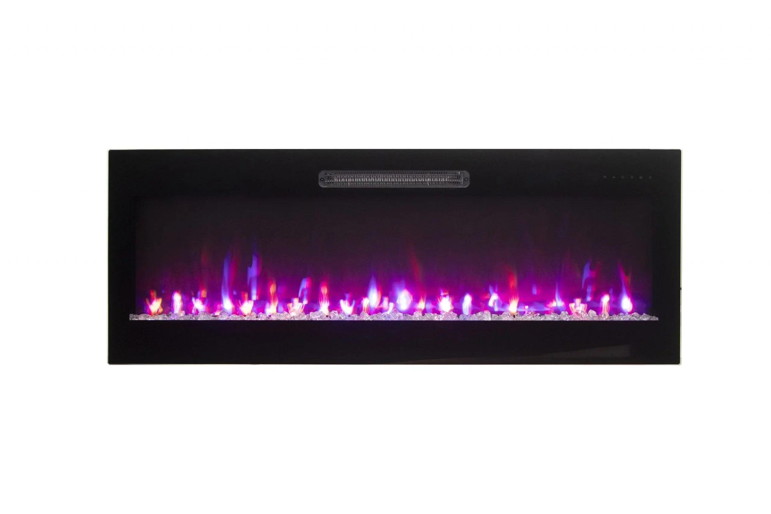 Amantii Fire & Ice Evolution 36" Linear Electric Fireplace with Frameless Display, WiFi & Multi-Color Flames - Green Vista Living