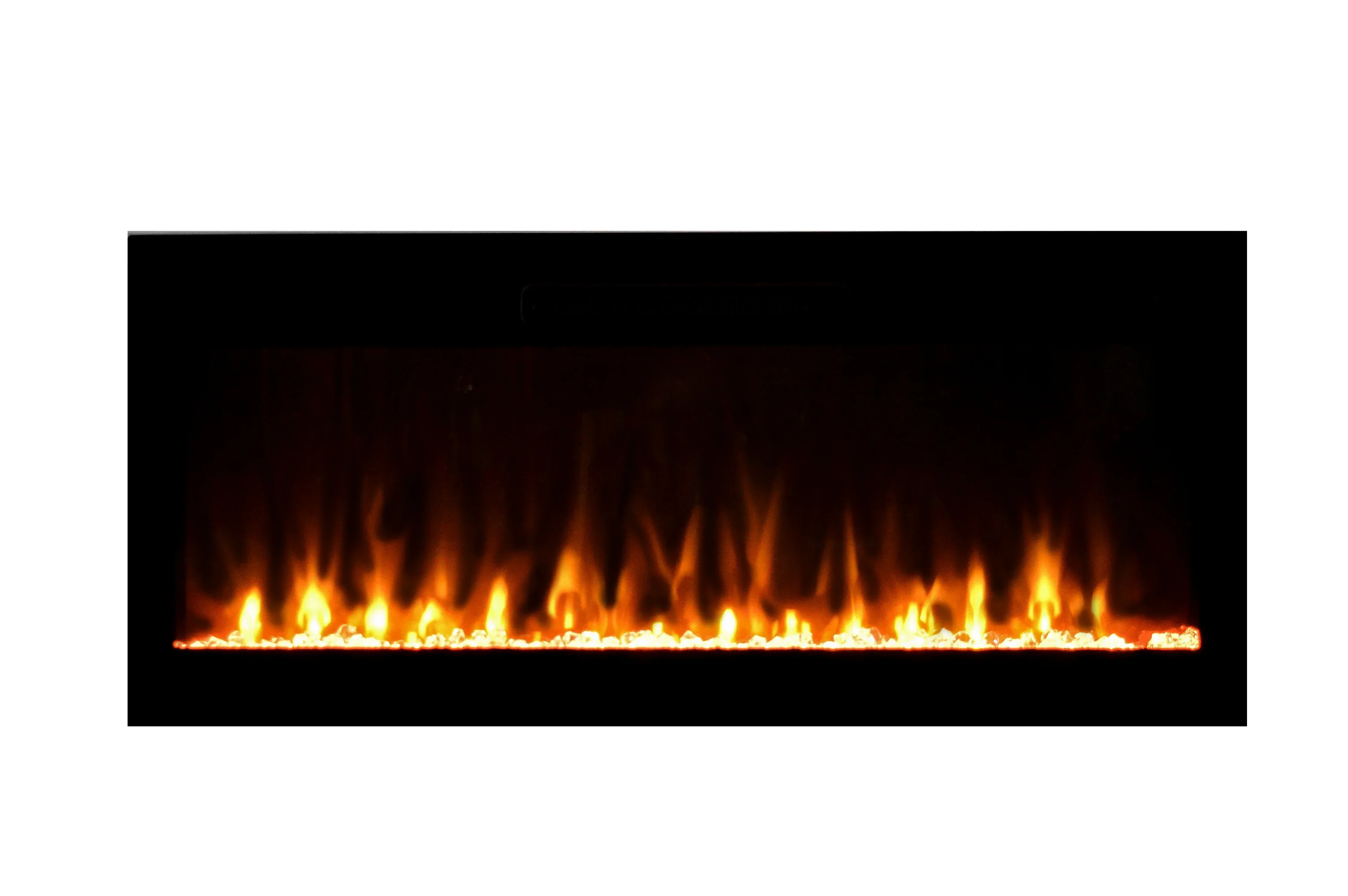 Amantii Fire & Ice Evolution 36" Linear Electric Fireplace with Frameless Display, WiFi & Multi-Color Flames - Green Vista Living