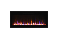 Amantii Fire & Ice Evolution 50" Linear Electric Fireplace with Multi-Color Flame Effects - Green Vista Living