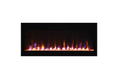 Amantii Fire & Ice Evolution 50" Linear Electric Fireplace with Multi-Color Flame Effects