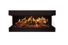 Amantii Signature MultiView Holo 55" 3-Sided Indoor Electric Fireplace - Green Vista Living