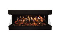 Amantii Signature MultiView Holo 55" 3-Sided Indoor Electric Fireplace - Green Vista Living