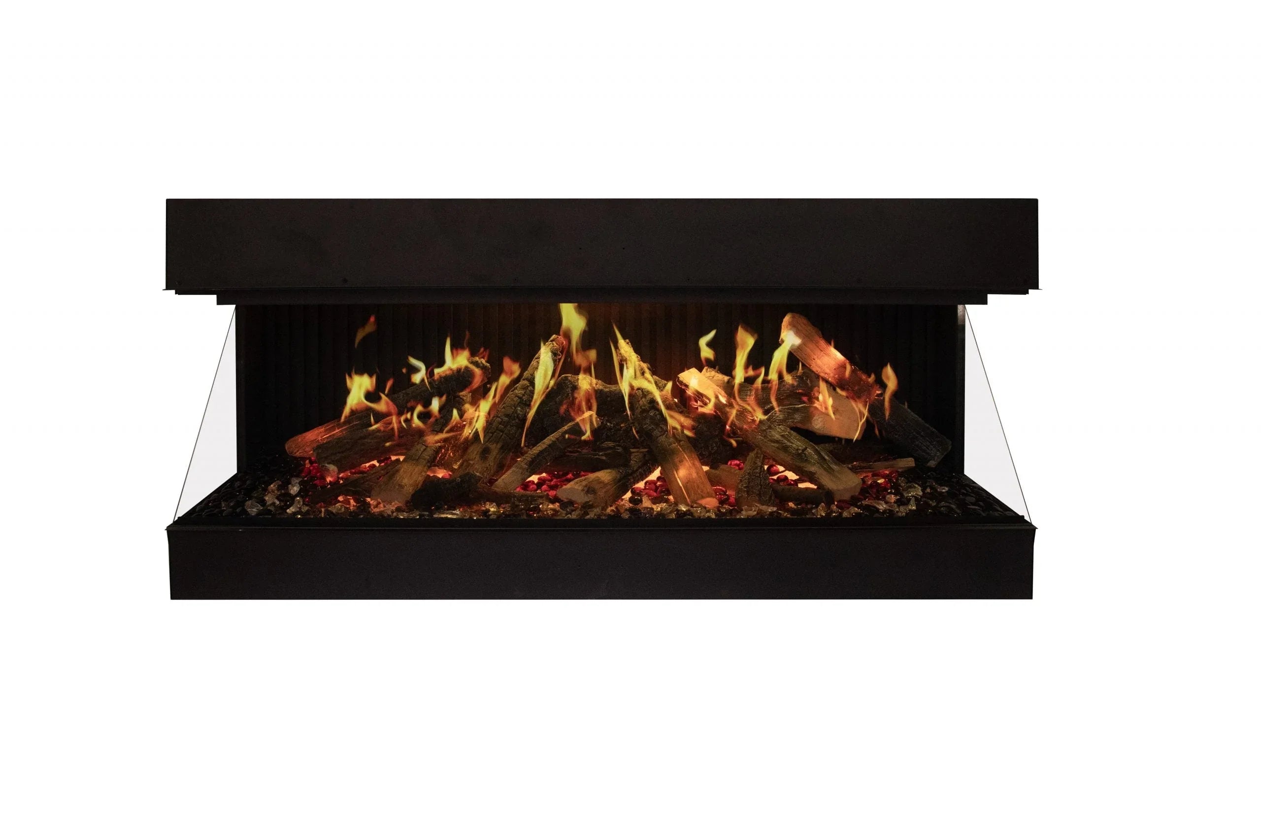 Amantii Signature MultiView Holo 55" 3-Sided Indoor Electric Fireplace - Green Vista Living