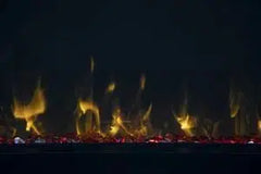 Amantii Symmetry Lumina 42" Smart Built-in Electric Fireplace for Indoor/Outdoor Use with Logset & Front Vent Heat