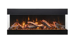 Amantii 65 Inch Tru View Bespoke Built-In Indoor / Outdoor 3 Sided Electric Fireplace - Green Vista Living
