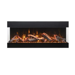 Amantii Tru View Bespoke 45" Three-Sided Indoor/Outdoor Electric Fireplace with Smart Controls - Green Vista Living