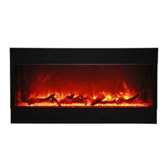 Amantii Tru-View XL Deep 50" Three-Sided Built-In Electric Fireplace for Indoor/Outdoor Use - Green Vista Living