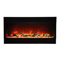 Amantii Tru-View XL Deep 50" Three-Sided Built-In Electric Fireplace for Indoor/Outdoor Use - Green Vista Living