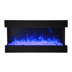 Amantii Tru-View XL Deep 50" Three-Sided Built-In Electric Fireplace for Indoor/Outdoor Use - Green Vista Living