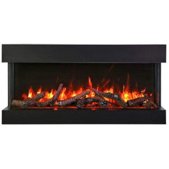 Amantii Tru-View XL Deep 50" Three-Sided Built-In Electric Fireplace for Indoor/Outdoor Use - Green Vista Living