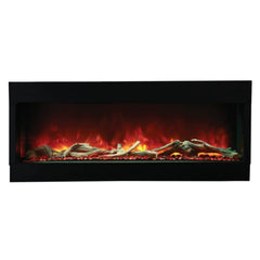 Amantii Tru-View XL Deep 60" Three-Sided Electric Fireplace for Indoor or Outdoor Installations - Green Vista Living
