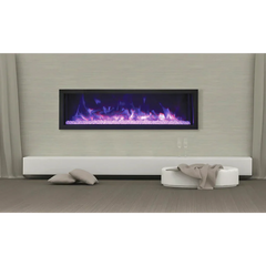 Remii 102735-XS Extra Slim 35 inch Built-in Indoor Outdoor Electric Fireplace - Green Vista Living