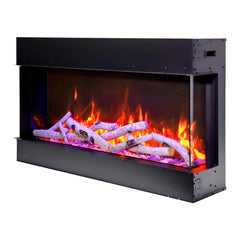 Remii 40-BAY-SLIM Indoor/Outdoor 40 inch 3 Sided Electric Fireplace - Green Vista Living