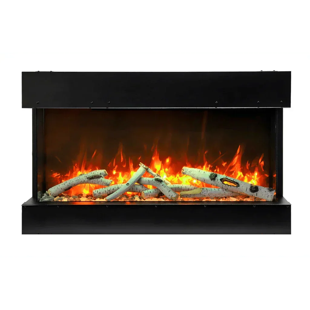 Remii 40-BAY-SLIM Indoor/Outdoor 40 inch 3 Sided Electric Fireplace - Green Vista Living