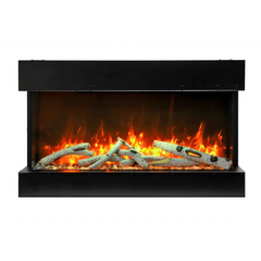 Remii 40-BAY-SLIM Indoor/Outdoor 40 inch 3 Sided Electric Fireplace - Green Vista Living