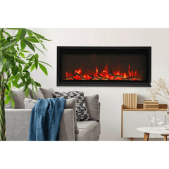 Remii 102745-XS Extra Slim 45 inch Built-in Indoor Outdoor Electric Fireplace - Green Vista Living