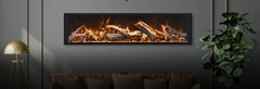 Remi Extra Tall 45 Inch Indoor / Outdoor Built-in Electric Fireplace - Green Vista Living