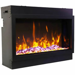 Remii 102745-XS Extra Slim 45 inch Built-in Indoor Outdoor Electric Fireplace - Green Vista Living