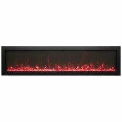 Remii 102745-XS Extra Slim 45 inch Built-in Indoor Outdoor Electric Fireplace - Green Vista Living