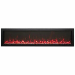 Remii 102745-XS Extra Slim 45 inch Built-in Indoor Outdoor Electric Fireplace - Green Vista Living