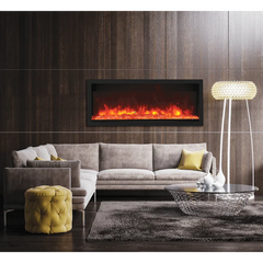 Remi Extra Tall 45 Inch Indoor / Outdoor Electric Fireplace - Green Vista Living