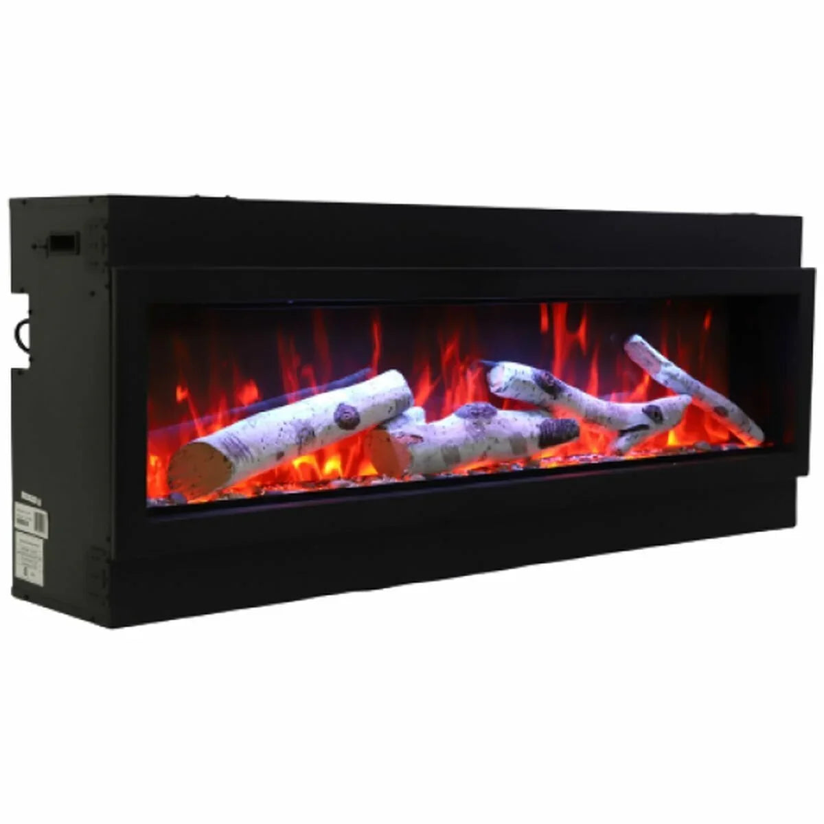 Remii 55 inch Steel Surround Deep Built-in linear Indoor Outdoor Electric Fireplace - Green Vista Living