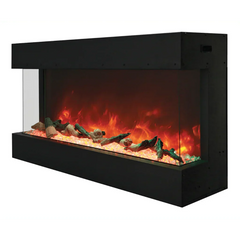 Remii 60-BAY-SLIM Indoor/Outdoor 60 inch 3 Sided Electric Fireplace - Green Vista Living