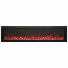 Amantii Remii 65 inch WM-SLIM-65 Smart Indoor Extra Slim Wall Mount Electric Fireplace