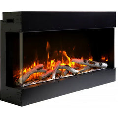 Remii 72-BAY-SLIM Indoor/Outdoor 72 inch 3 Sided Electric Fireplace - Green Vista Living